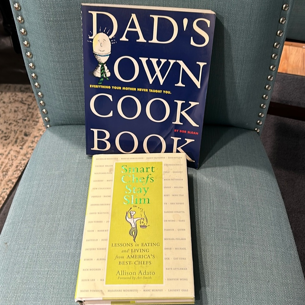 Lot of 2 — Dad’s Own Cook Book and Smart Chefs Stay Slim